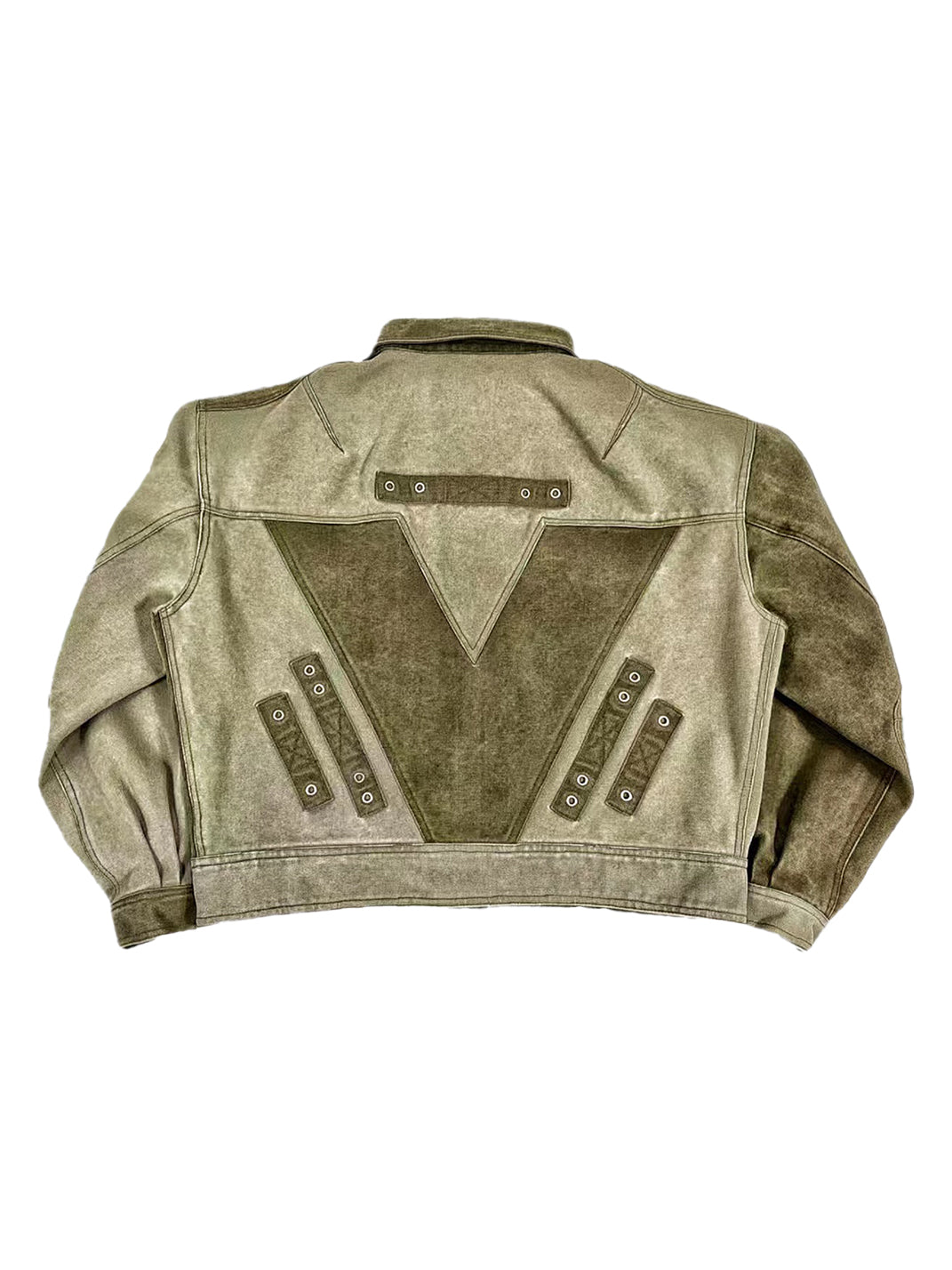 WoosterArchive | Oversized Two-Tone Patchwork Aged Demin Jacket - PSYLOS 1, WoosterArchive | Oversized Two-Tone Patchwork Aged Demin Jacket, Men's Wear, WoosterArchive, PSYLOS 1